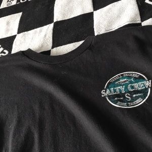 Salty Crew Black tee Size large
